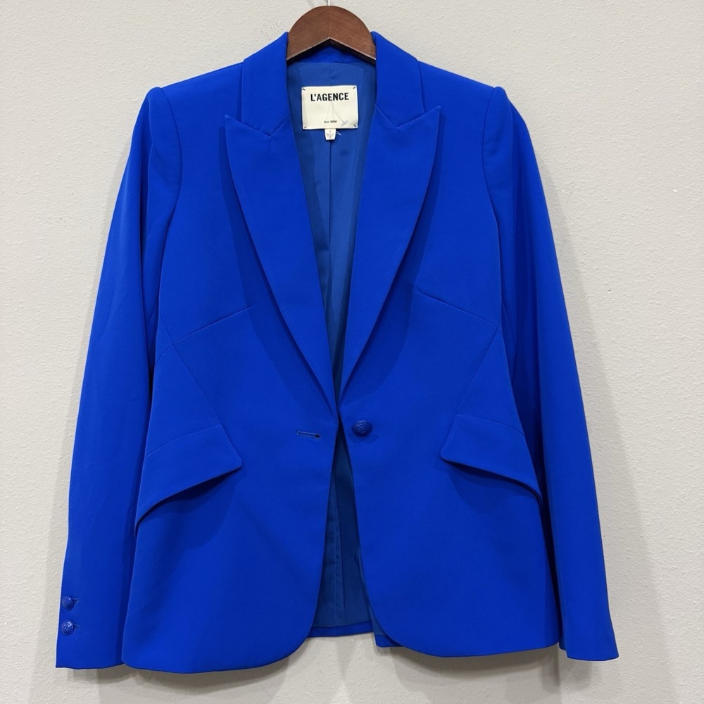 L'agence Chamberlain Blazer in Pop Blue Women's Size‎ 2